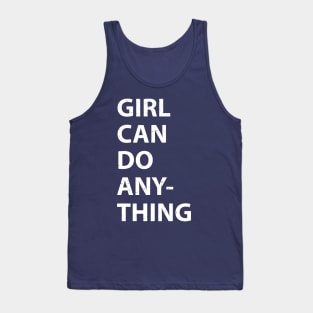 Girl Can Do Any-thing, trendy little girl, tiny feminist, youth feminist Tank Top